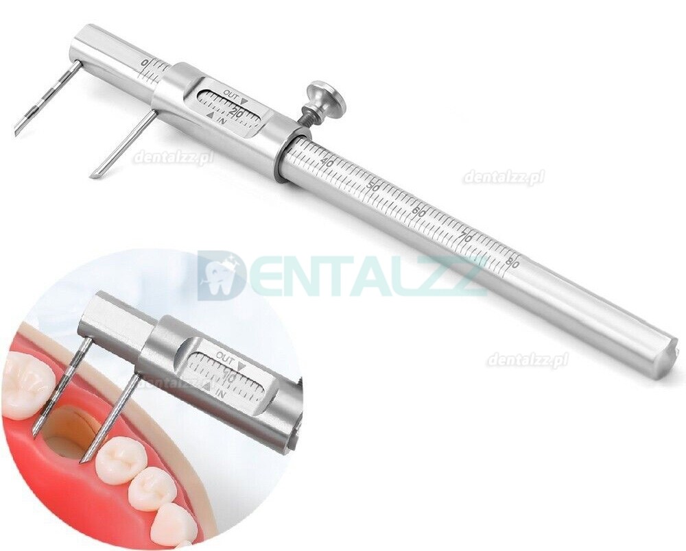 Suwmiarka Ortodontyczna Stomatologiczna 0&ndash;80 mm Miernik Implantologiczny